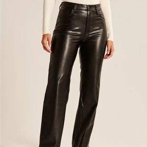 Abercrombie Leather pants Relaxed Fit